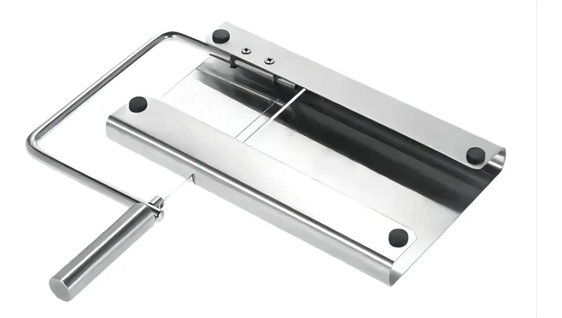 TABLA CORTADORA AJUSTABLE PARA QUESO CON ACERO INOXIDABLE Y CORTE MULTIGROSOR - 4