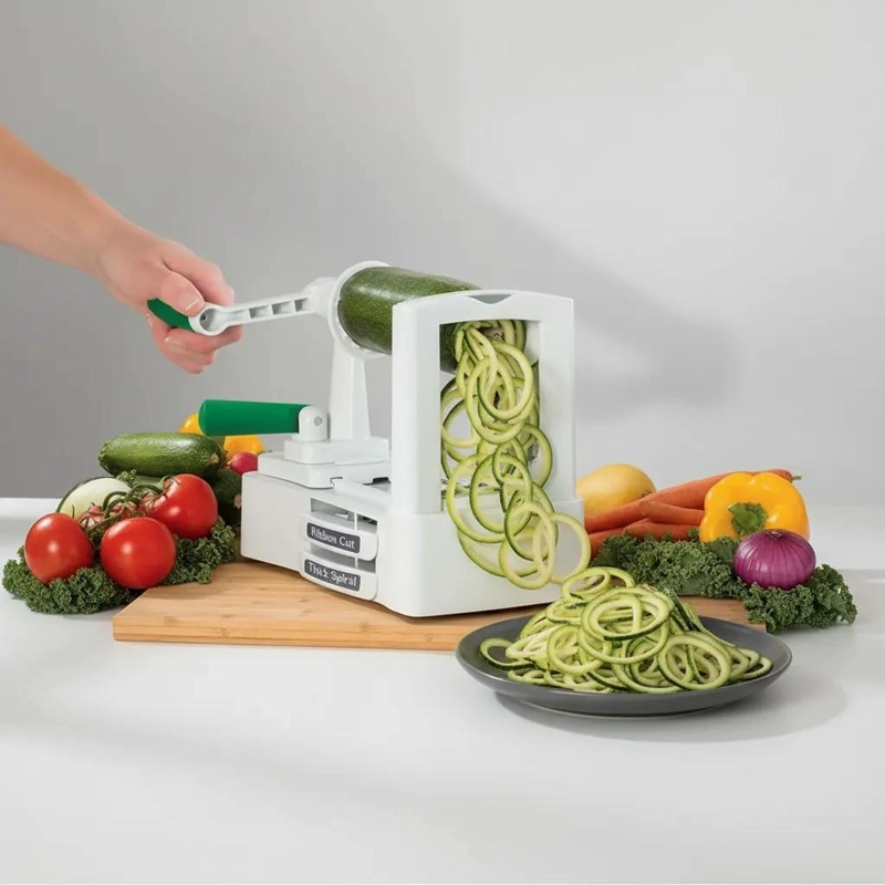 CORTADOR DE VEGETALES EN ESPIRAL PARA REBANAR VERDURAS Y HORTALIZAS - 3