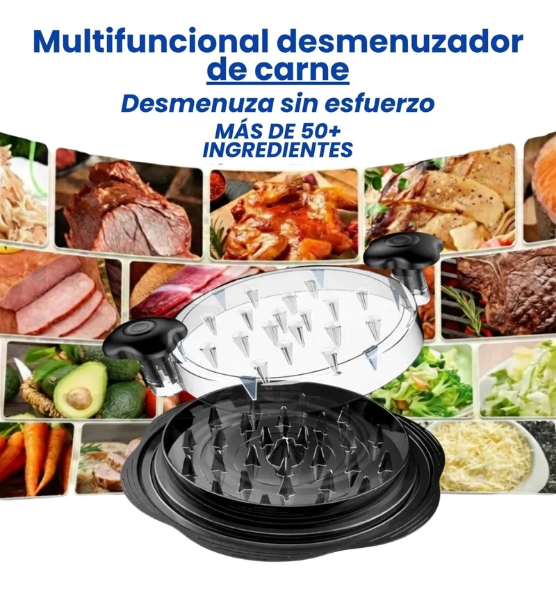 PICADORA DE CARNE Y POLLO PARA COCINA CON CUCHILLAS AFILADAS - 4