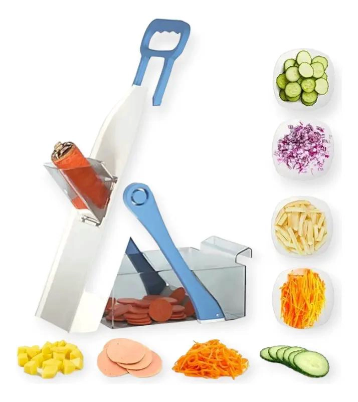 REBANADOR MANDOLINA PARA CORTAR VERDURAS Y FRUTAS CON AJUSTE DE GROSOR - 1