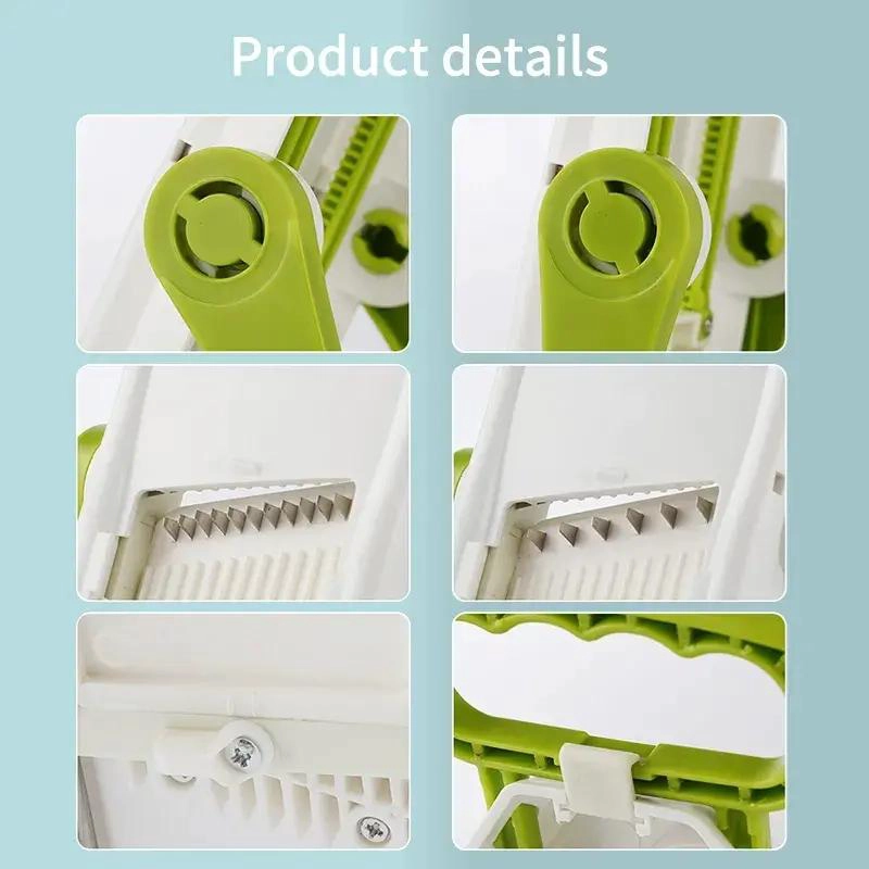 REBANADOR MANDOLINA PARA CORTAR VERDURAS Y FRUTAS CON AJUSTE DE GROSOR - 5