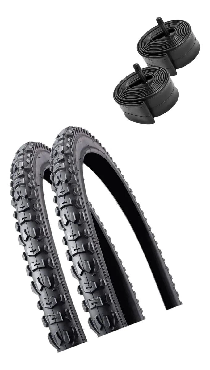 NEUMATICOS Y CAMARAS PARA BICICLETA ARO 20 X 2.125 COLOR NEGRO - 4