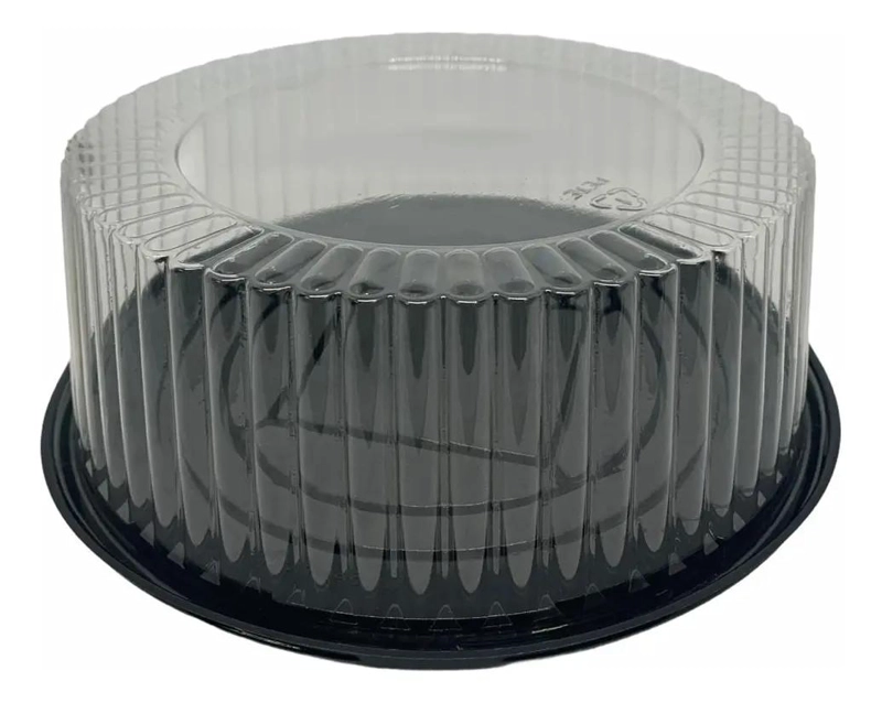 CUPULA PLASTICA PARA TORTA DE 26X14 CM PAQUETE 12 UNIDADES - 2