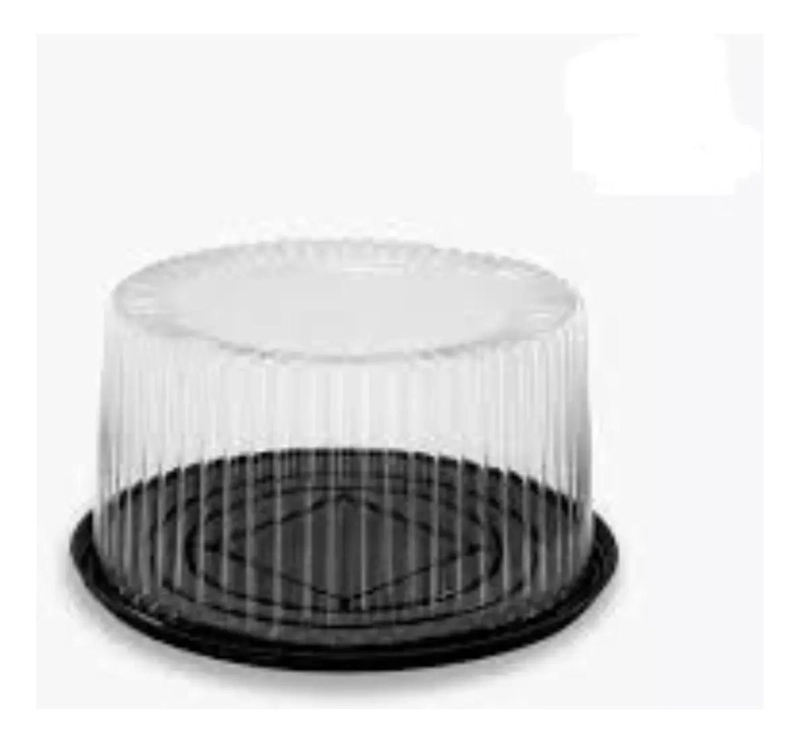 CUPULA PLASTICA PARA TORTA DE 26X14 CM PAQUETE 12 UNIDADES - 4