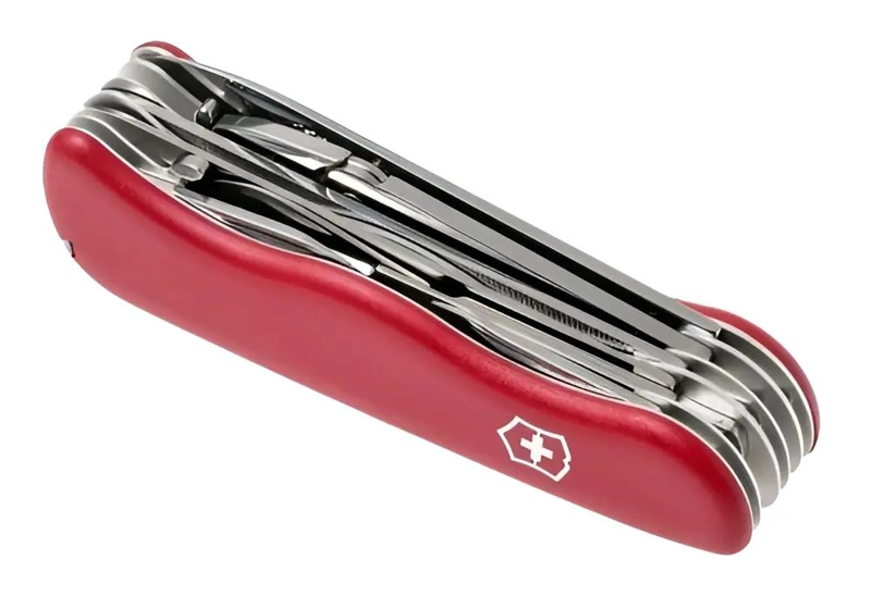 NAVAJA MULTIUSOS CON 21 FUNCIONES EN COLOR ROJO PARA TRABAJO - 2