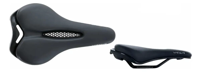 SILLIN PARA BICICLETA CON DISEÑO ERGONOMICO ANTIPROSTATICO Y ACOLCHADO COMODO - 1