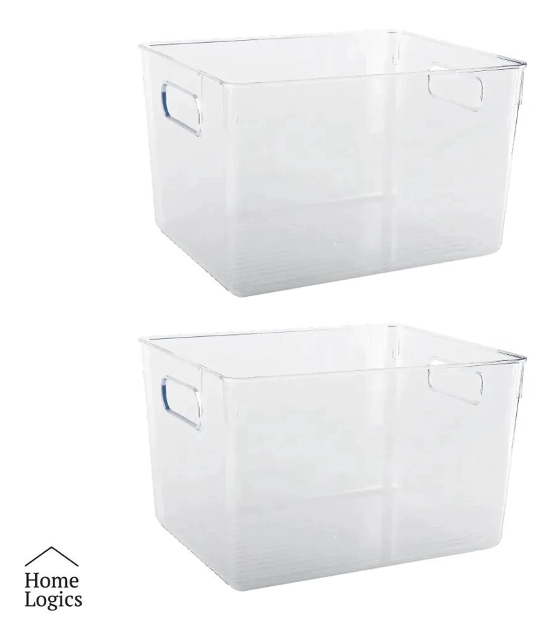 SET DE 2 CANASTOS ORGANIZADORES PARA ALMACENAMIENTO EN HOGAR - 2