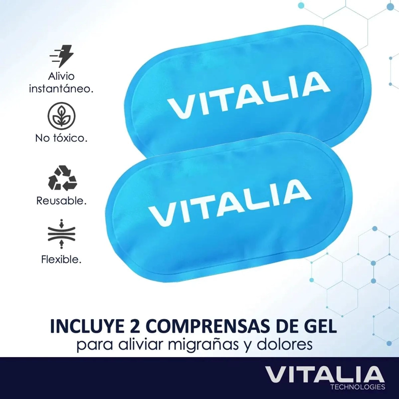 COMPRESA DE GEL PARA FRIO Y CALOR CON FUNDA Y VELCRO PACK DE 2 UNIDADES - 3