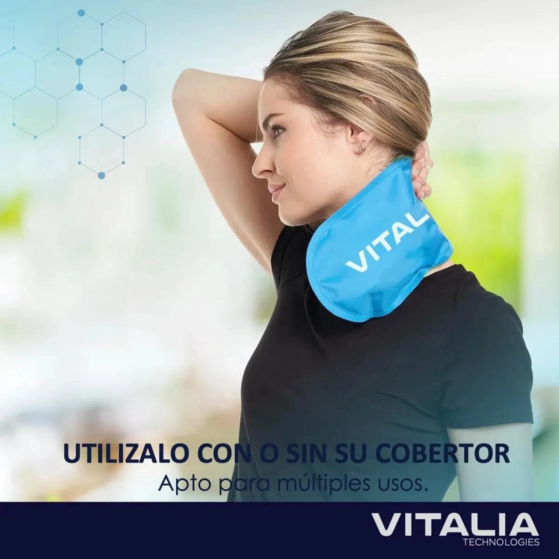 COMPRESA DE GEL PARA FRIO Y CALOR CON FUNDA Y VELCRO PACK DE 2 UNIDADES - 5