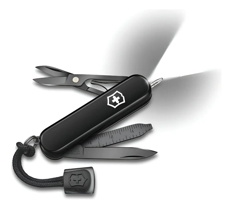 NAVAJA MULTIFUNCIONAL LIGERA COLOR NEGRO CON DISEÑO COMPACTO - 1