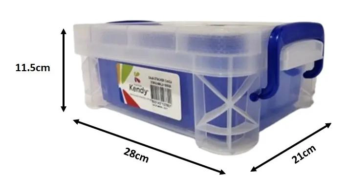 SET DE 3 CAJAS GRANDES CON DIVISIONES Y ASAS PARA ORGANIZACION - 2