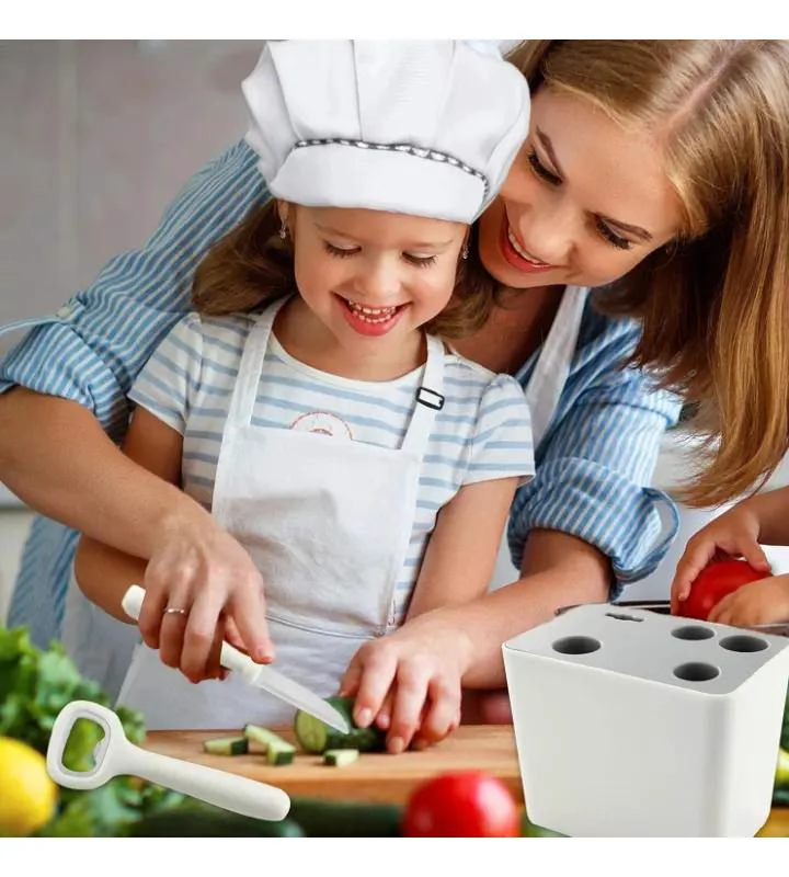 SET DE UTENSILIOS DE COCINA CON SOPORTE DE 6 PIEZAS PARA USO DIARIO - 4