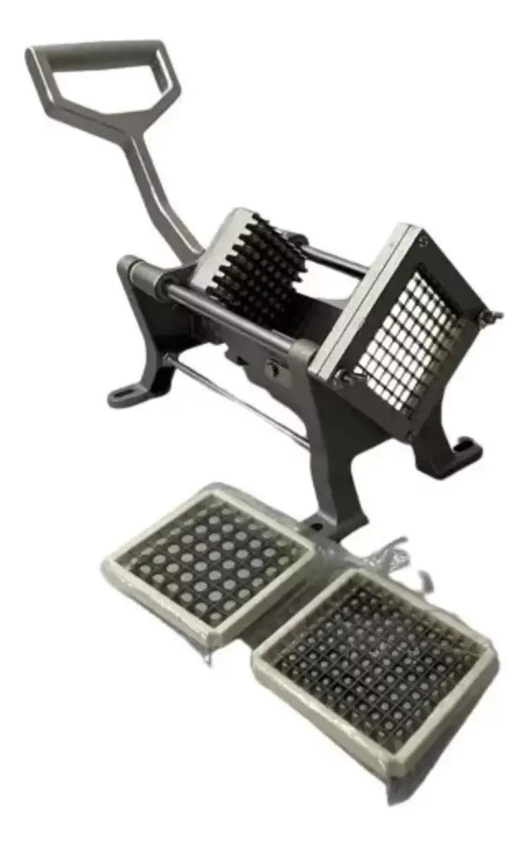 MAQUINA PICADORA DE PAPAS Y CEBOLLAS CON TRES CUCHILLAS INCLUIDAS - 1