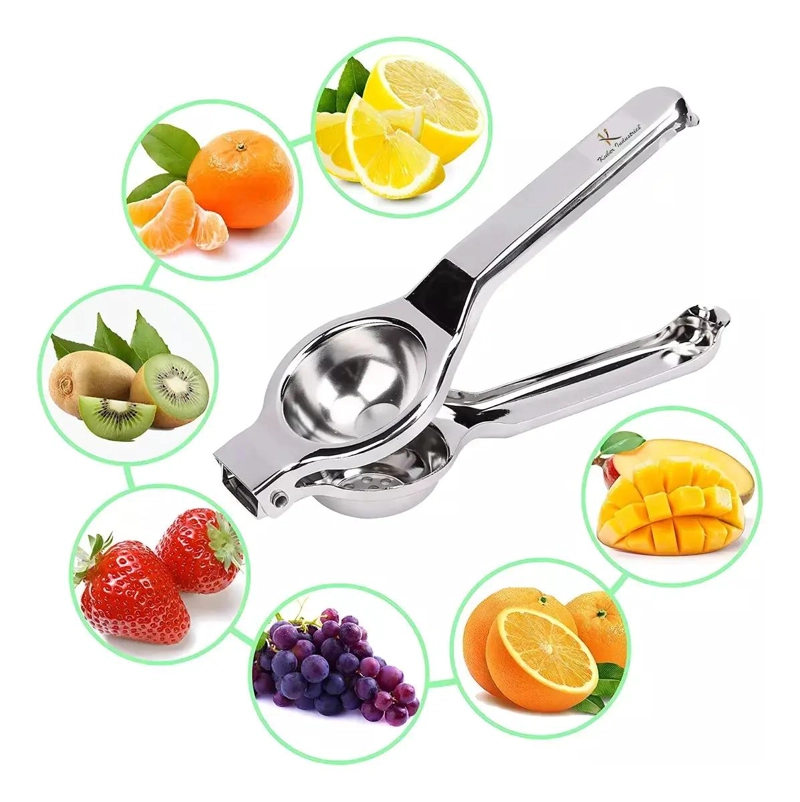 SET DE 6 EXPRIMIDORES MANUALES DE LIMON EN ACERO INOXIDABLE DE 19 CM - 1