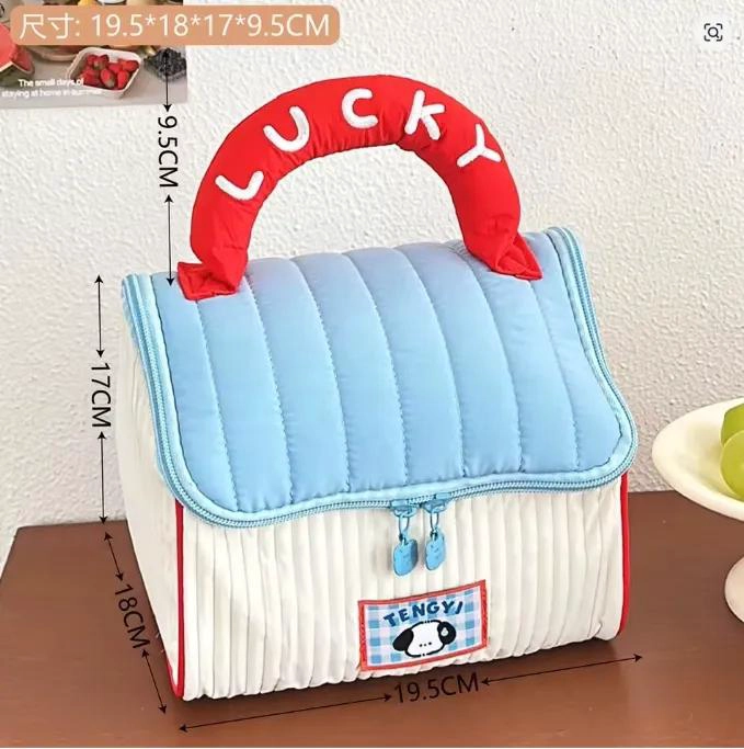 BOLSO ORGANIZADOR PARA MAQUILLAJE Y COSME TICOS CON DISEÑO KAWAII PARA VIAJE - 2