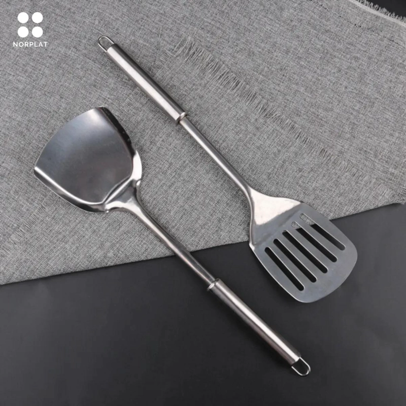 SET DE 6 UTENSILIOS DE COCINA EN ACERO INOXIDABLE DE ALTA CALIDAD - 2