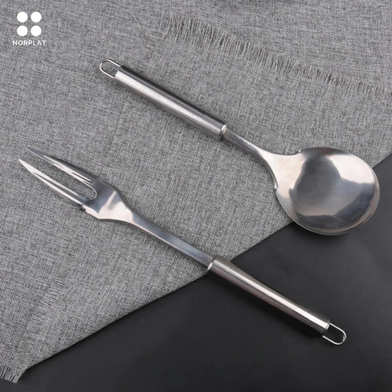 SET DE 6 UTENSILIOS DE COCINA EN ACERO INOXIDABLE DE ALTA CALIDAD - 4