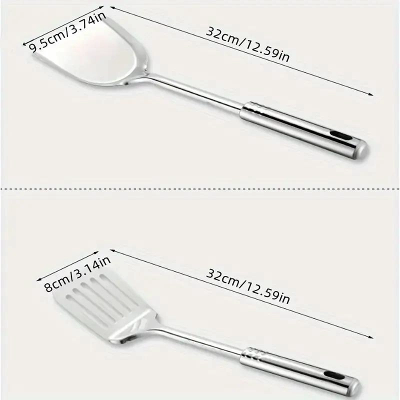 SET DE 7 UTENSILIOS DE COCINA CON CUCHARAS Y ESPATULA PARA PREPARAR ALIMENTOS - 3