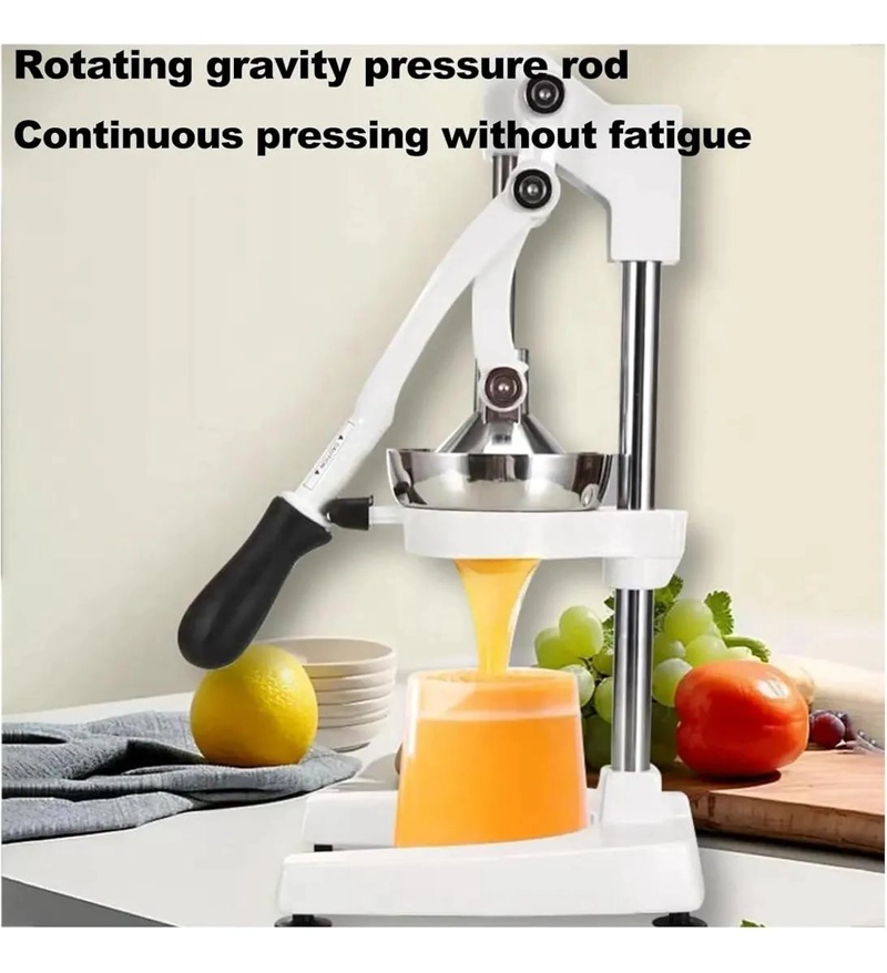 EXPRIMIDOR MANUAL GRANDE PARA NARANJAS Y TORONJAS DE USO RUDO - 2