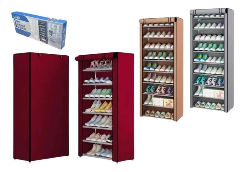 ORGANIZADOR DE ZAPATOS CON 7 NIVELES PARA ALMACENAMIENTO EFICIENTE - 1