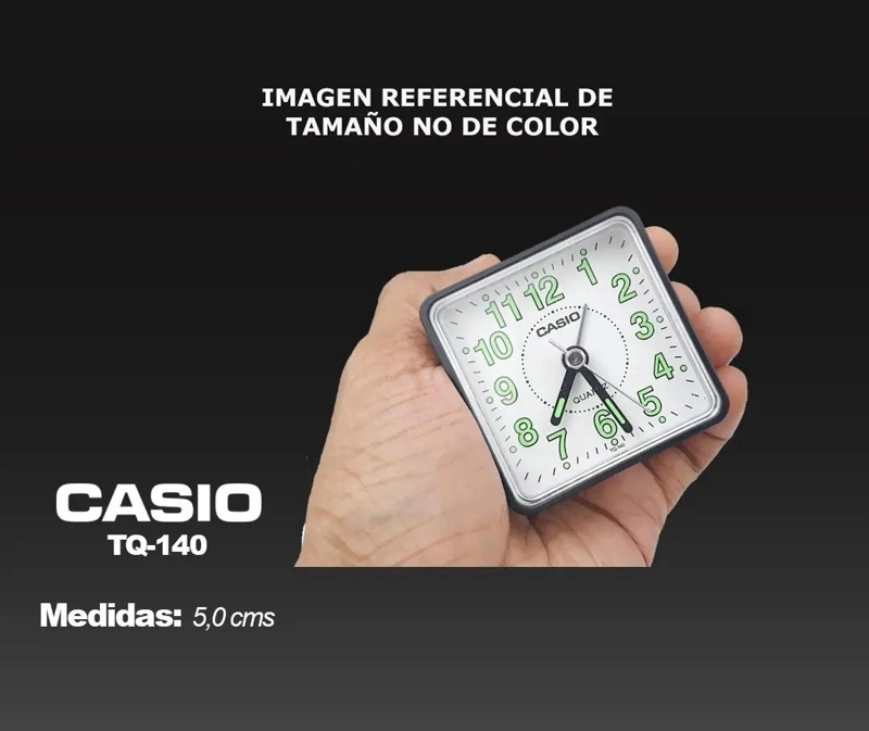 RELOJ DESPERTADOR DIGITAL CON LUZ Y ALARMA EN COLORES VARIADOS - 1