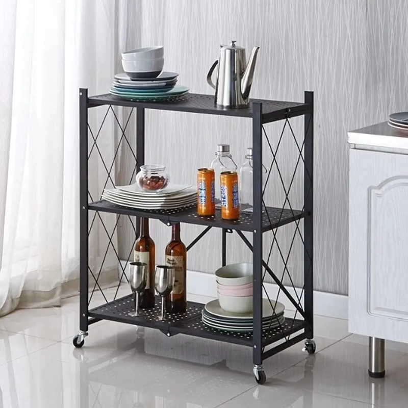 CARRO ORGANIZADOR DE ALMACENAMIENTO CON RUEDAS Y 3 NIVELES - 2