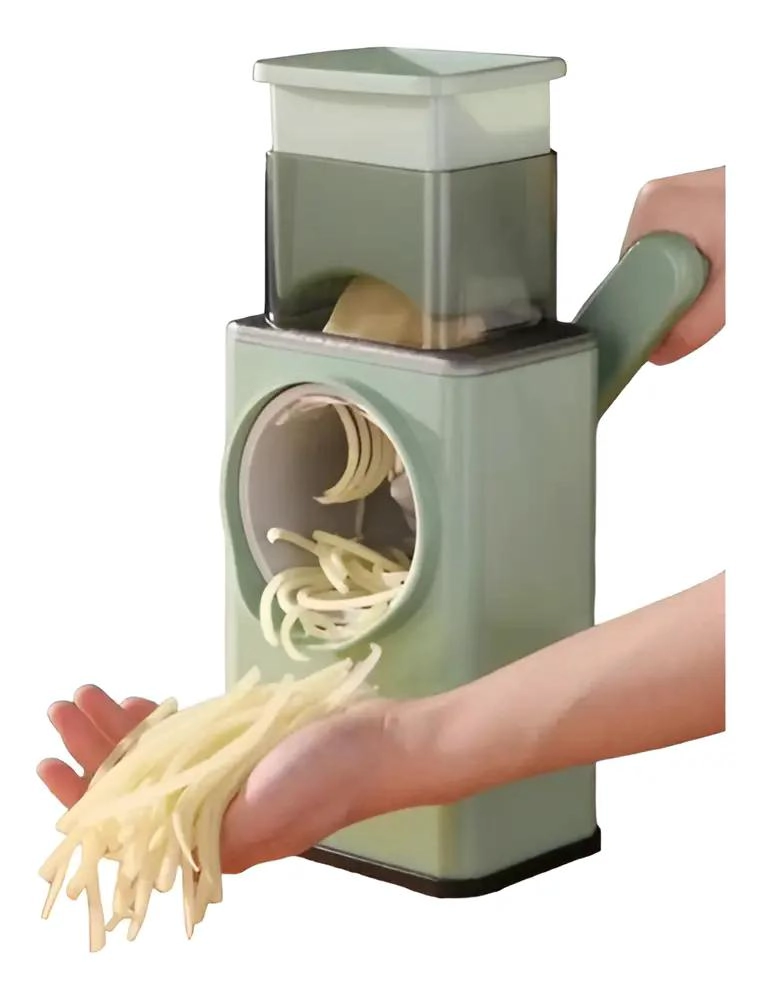 PROCESADOR MANUAL PARA CORTAR RALLAR Y TRITURAR FRUTAS Y VERDURAS - 2