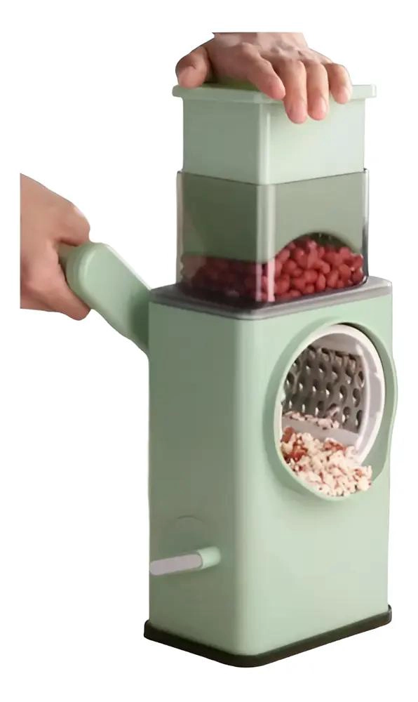 PROCESADOR MANUAL PARA CORTAR RALLAR Y TRITURAR FRUTAS Y VERDURAS - 3