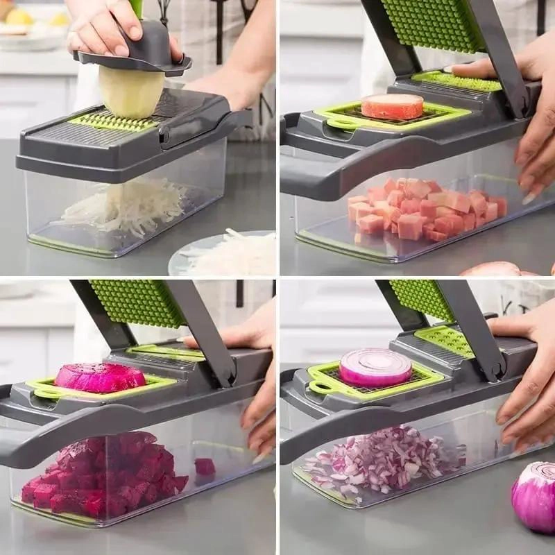 REBANADORA MANDOLINA PARA VERDURAS CON CUCHILLAS AJUSTABLES Y DISEÑO SEGURO - 5