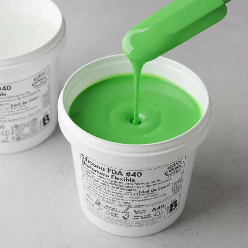 KIT DE SILICONA CAUCHO PARA RESINA EPOXICA Y CHOCOLATERIA 2 KG - 5