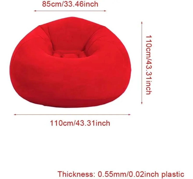 SILLON INFLABLE ERGONOMICO XL PARA CAMPING Y DESCANSO COMODO - 5