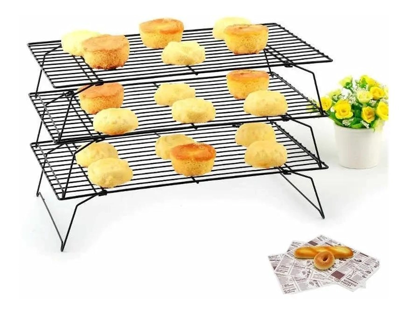 REJILLA PARA ENFRIAR CON 3 NIVELES IDEAL PARA GALLETAS Y TORTAS - 5