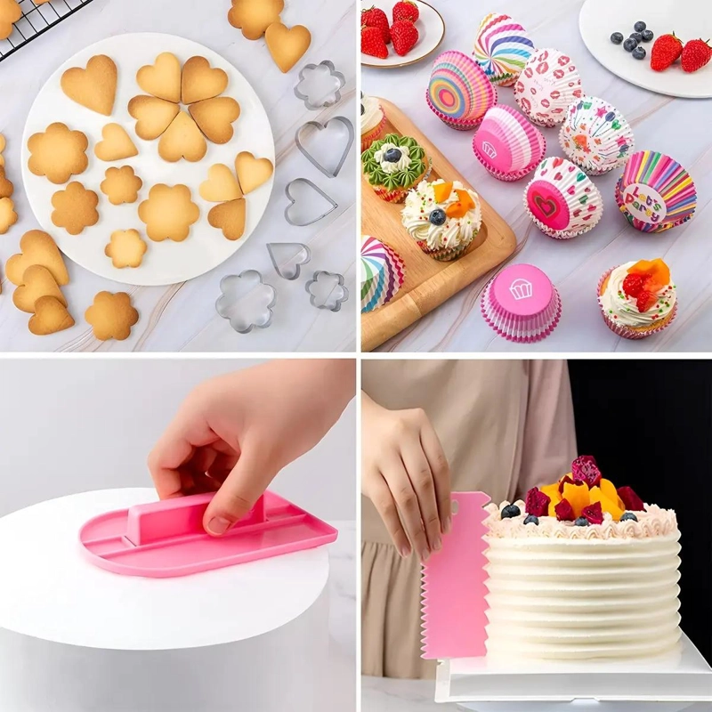 KIT COMPLETO DE UTENSILIOS PARA REPOSTERIA CON 285 PIEZAS VARIADAS - 2