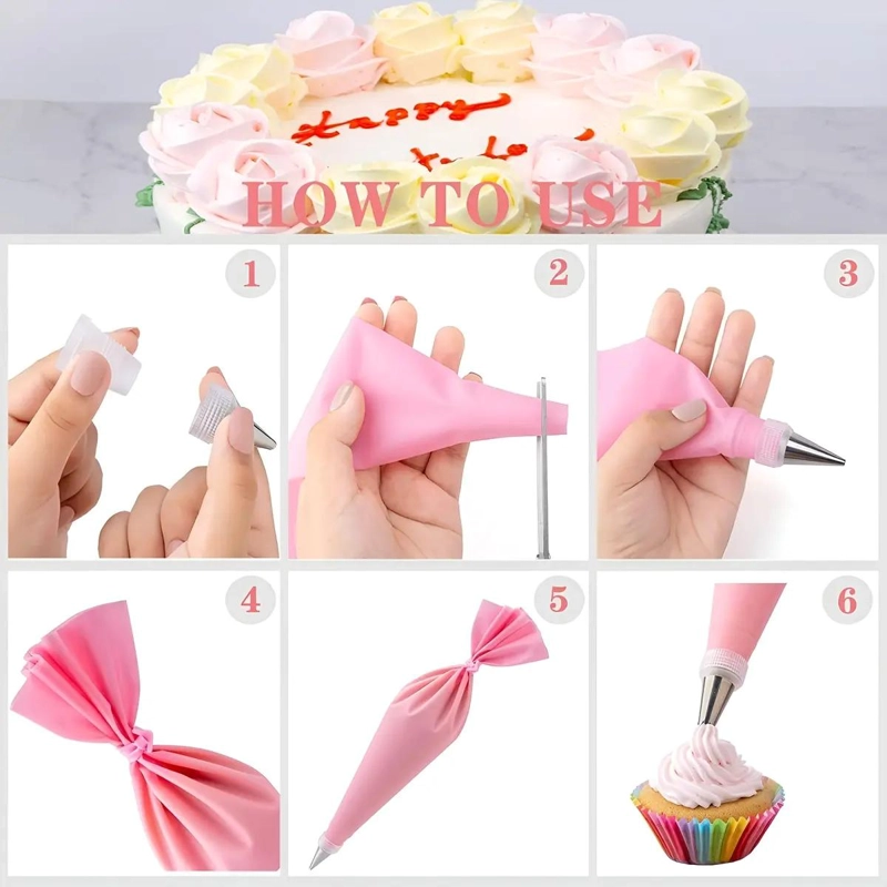 KIT COMPLETO DE UTENSILIOS PARA REPOSTERIA CON 285 PIEZAS VARIADAS - 5