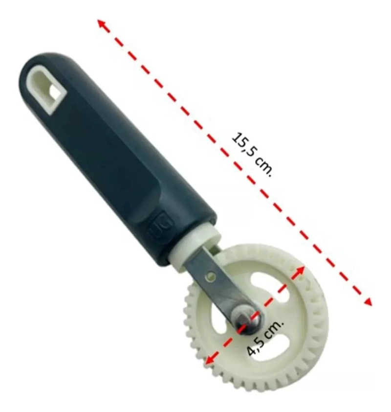 RULETA CORTADORA Y SELLADORA PARA MASAS CON DISEÑO ERGONOMICO - 2