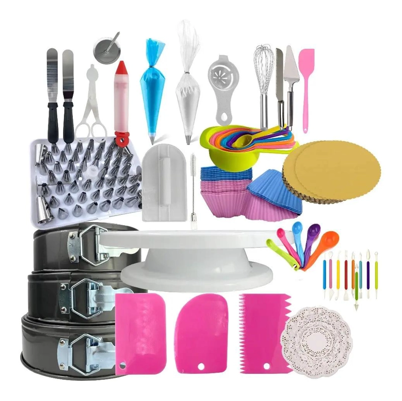 KIT COMPLETO DE UTENSILIOS PARA REPOSTERIA CON 464 PIEZAS VARIADAS - 3