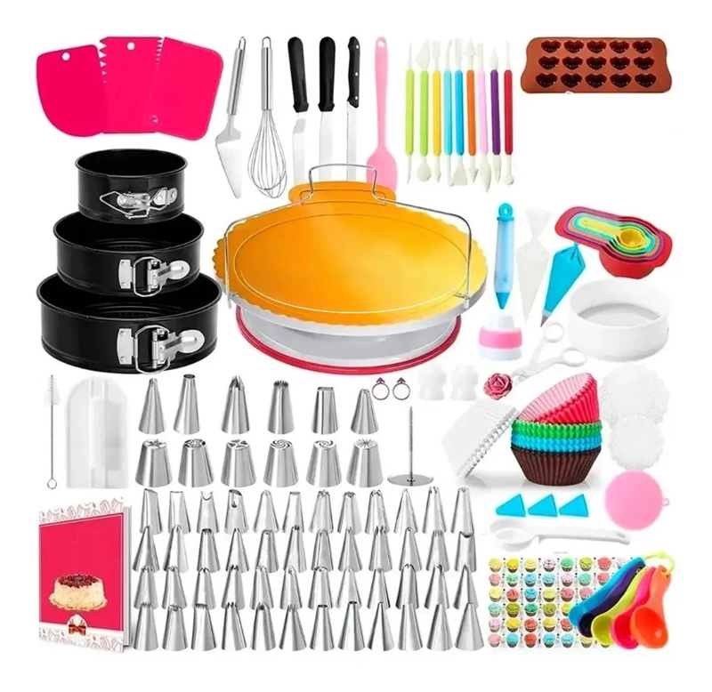 KIT COMPLETO DE UTENSILIOS PARA REPOSTERIA CON 464 PIEZAS VARIADAS - 4