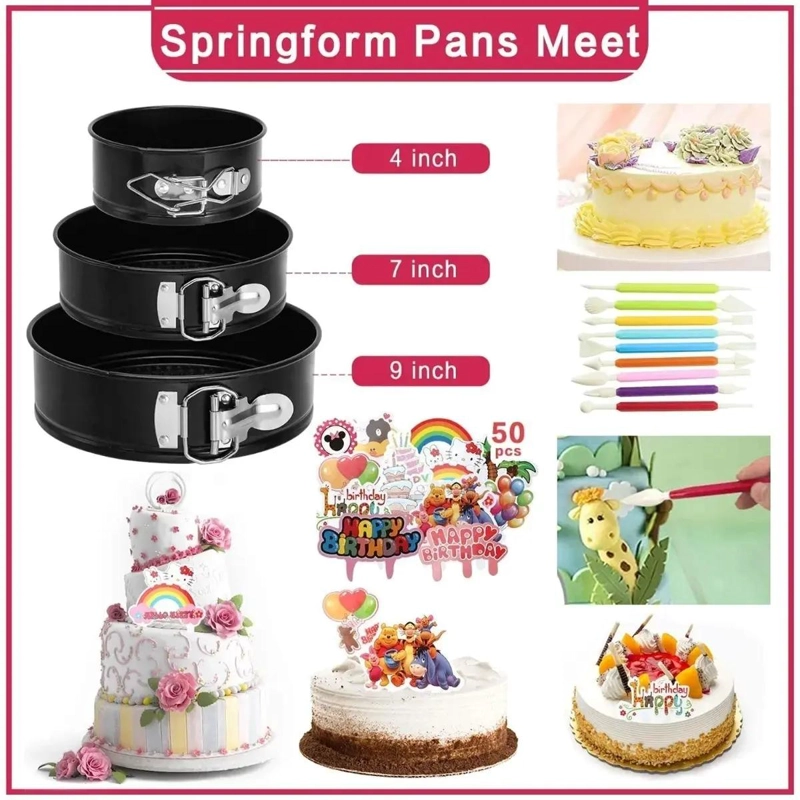 KIT COMPLETO DE UTENSILIOS PARA REPOSTERIA CON 464 PIEZAS VARIADAS - 5