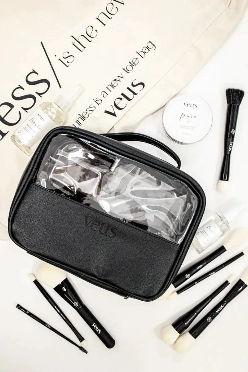 ORGANIZADOR PORTATIL PARA MAQUILLAJE CON MULTIPLES COMPARTIMENTOS - 4