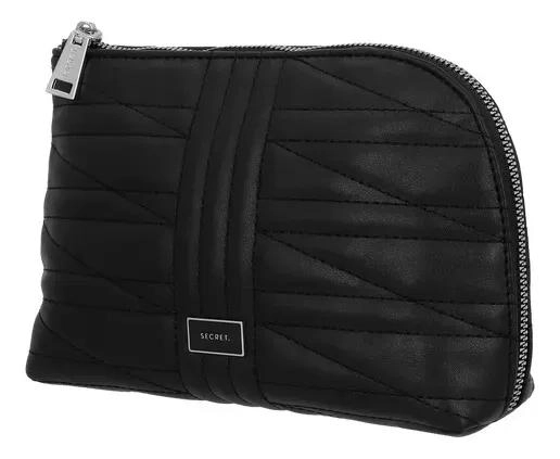 COSMETIQUERO COMPACTO CON CIERRE SEGURO Y DISEÑO ELEGANTE EN NEGRO - 2