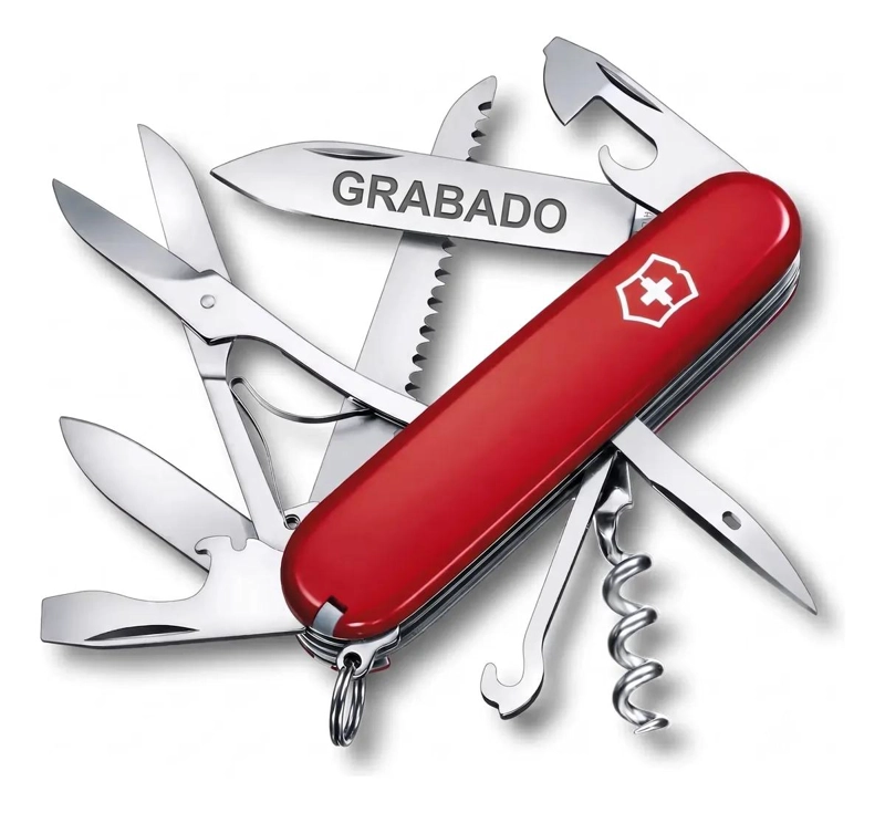NAVAJA MULTIUSOS CON MULTIPLES HERRAMIENTAS Y GRABADO LASER - 1