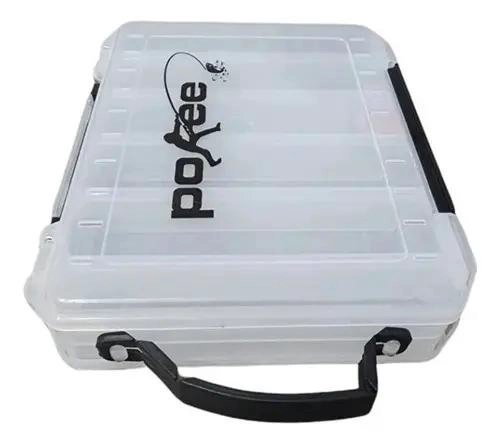CAJA DOBLE CARA PARA SEÑUELOS Y ANZUELOS CON CAPACIDAD PARA 10 UNIDADES - 2