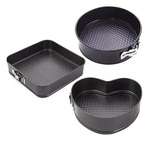 SET DE MOLDES DESMONTABLES PARA TARTAS Y PASTELES 3 PIEZAS - 2