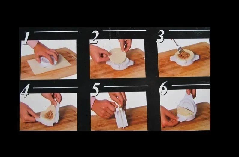 SET DE 3 MOLDES PARA EMPANADAS DE 18 CM PARA REPOSTERIA - 5