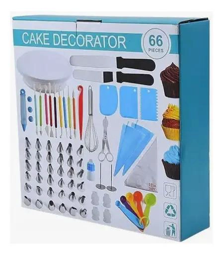 SET COMPLETO DE 66 PIEZAS PARA REPOSTERIA CON PLATO GIRATORIO Y ACCESORIOS - 2