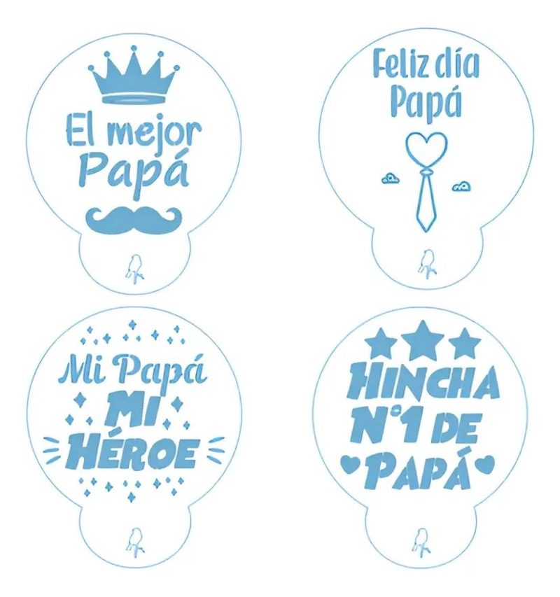 STENCIL PARA REPOSTERIA CON DISEÑO ESPECIAL PARA GALLETAS DE 7 CM - 1