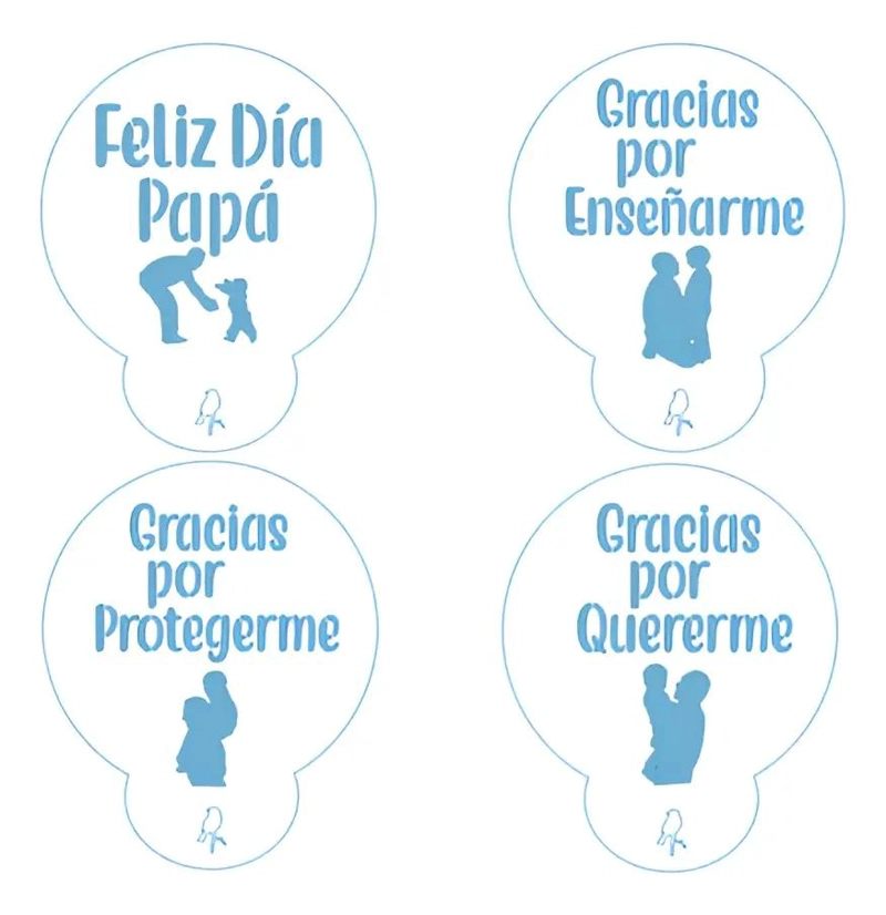 STENCIL PARA REPOSTERIA CON DISEÑO ESPECIAL PARA GALLETAS DE 7 CM - 2