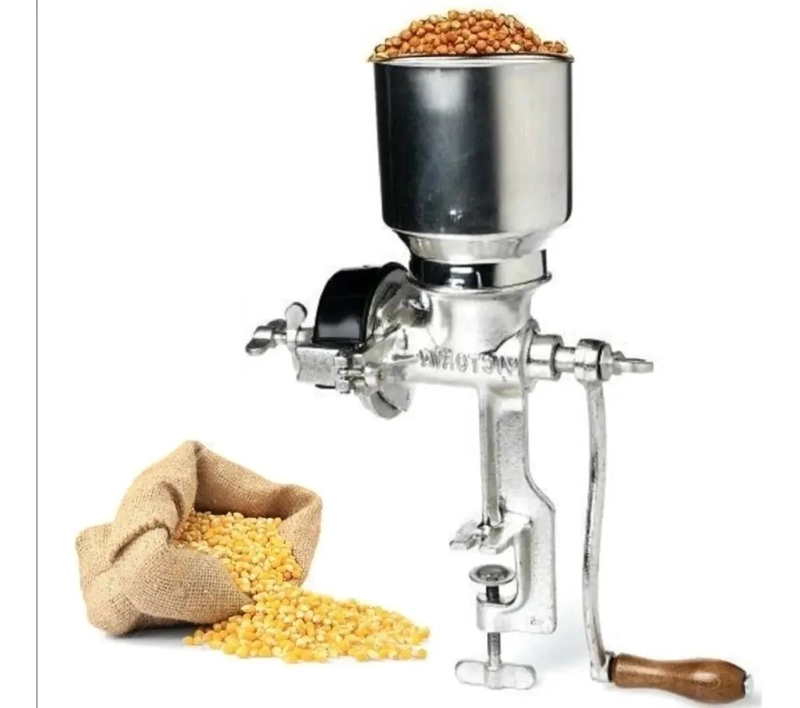 MOLINO MANUAL METALICO PARA MOLER GRANOS COMO MAIZ CAFE  Y ARROZ - 1