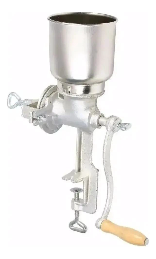 MOLINO MANUAL METALICO PARA MOLER GRANOS COMO MAIZ CAFE  Y ARROZ - 5