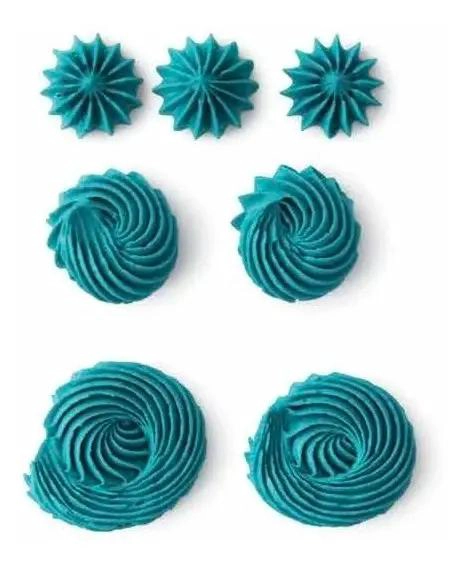 BOQUILLA GRANDE PARA DECORACION DE PASTELES CON DISEÑO DE ESTRELLA ABIERTA - 3